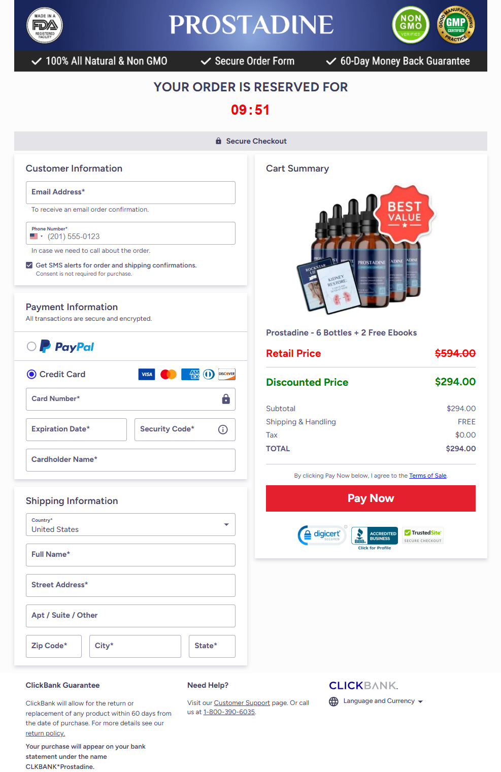 Prostadine Order Official